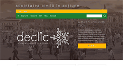 Desktop Screenshot of declic.ro