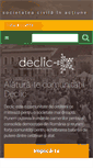 Mobile Screenshot of declic.ro