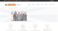 Desktop Screenshot of declic.com